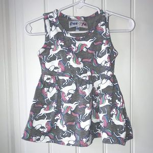 Baby Girl Unicorn Dress 12 Months